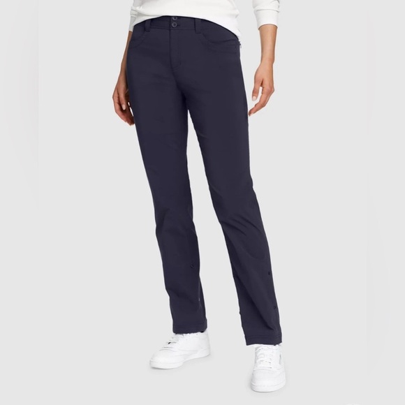 Eddie Bauer Sightscape Horizon Convertible Roll-Up Pants, Atlantic blue sz 12 - Picture 1 of 10